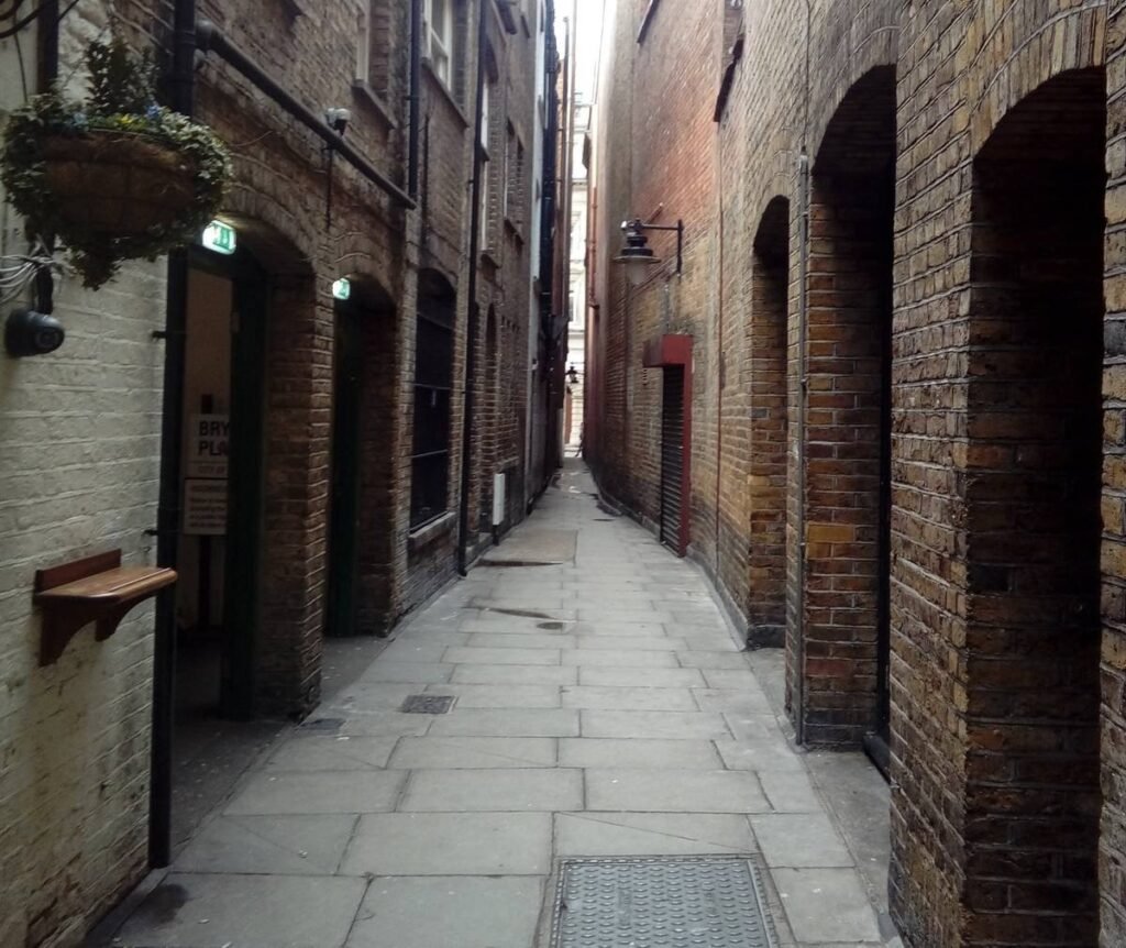 Brydges Place narrowest probably 1