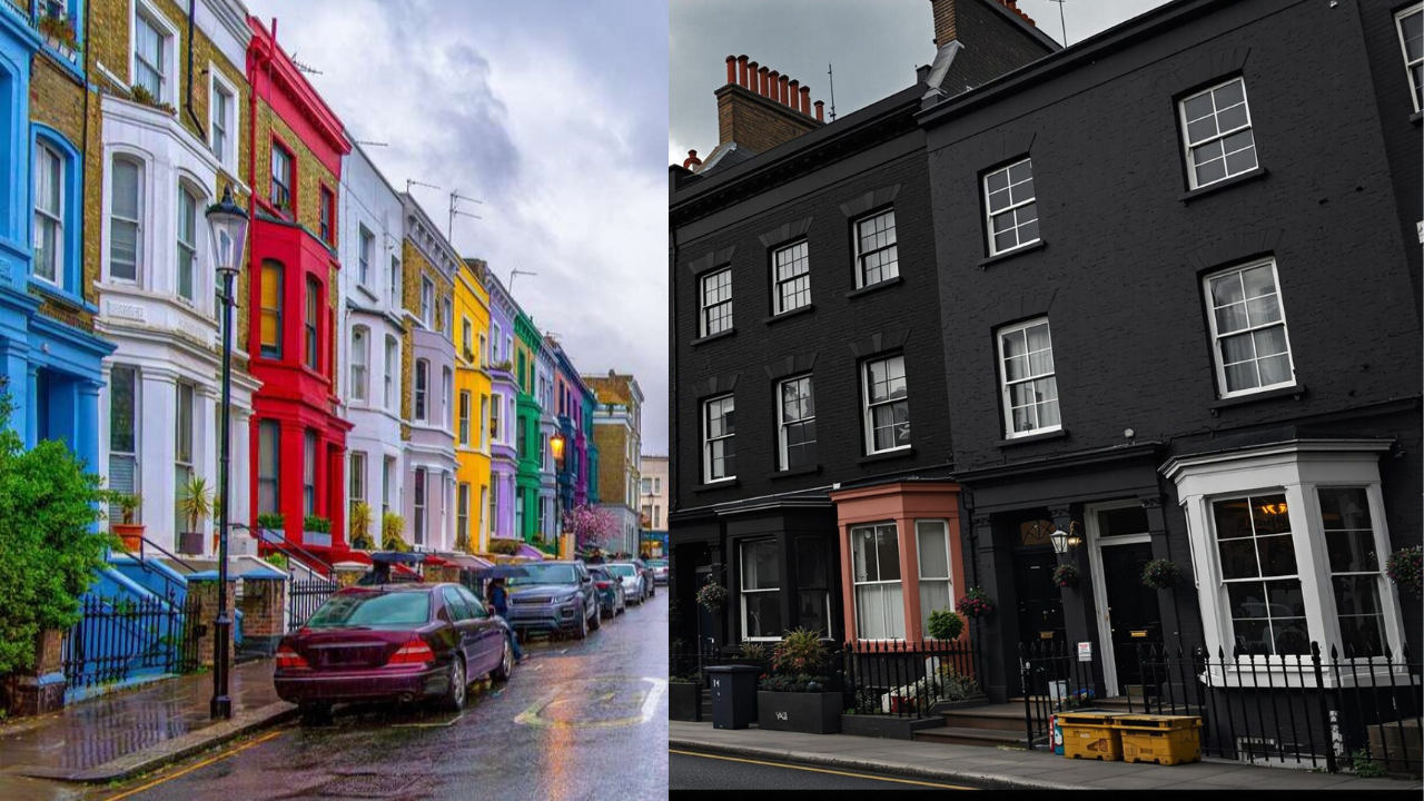 O Bairro de Londres que Pintou suas Casas de Preto para Afastar os Turistas